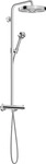 Hansgrohe 48794000, Hansgrohe AXOR One Showerpipe mit Thermostat und Kopfbrause 280
