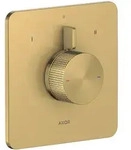 Hansgrohe AXOR Citterio C Brausemischer Unterputz, Brushed Gold Optic, 2 Verbraucher,