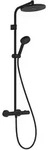 Hansgrohe Activera S Showerpipe 240 1jet EcoSmart mit Ecostat Fine Varia, Mattschwarz