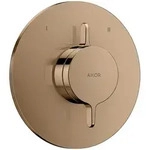 Hansgrohe AXOR One Mischer Unterputz, 2 Verbraucher, Polished Red Gold, flache
