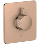 Hansgrohe AXOR Citterio C Brausemischer Unterputz, Polished Red Gold, 2 Verbraucher,