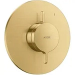 Hansgrohe AXOR One Mischer Unterputz, Brushed Gold Optic, 1 Verbraucher, flache