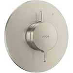 Hansgrohe AXOR One Mischer Unterputz, Brushed Nickel, 1 Verbraucher, flache...