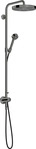 Hansgrohe 48797330, Hansgrohe AXOR One Showerpipe Unterputz, Thermostat, Kopfbrause