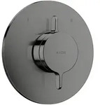 Hansgrohe AXOR One Mischer Unterputz, 2 Verbraucher, Polished Black Chrome, flache