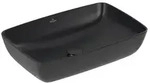 Villeroy & Boch Aufsatzwaschbecken Artis, Pure Black CeramicPlus, 580x385x130...