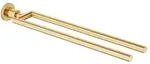 Dornbracht Tara Handtuchhalter 2-teilig starr Messing geb&uuml;rstet (23kt Gold)