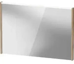 Duravit Spiegel mit LED-Beleuchtung &bdquo;D-Code&ldquo; 100 &times; 70 cm in Eiche Marmoriert