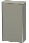 Duravit Halbhochschrank &bdquo;XSquare&ldquo; 50 &times; 89,6 &times; 23,6 cm Steingrau Seidenmatt