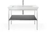 Duravit Konsole &bdquo;White Tulip&ldquo; in Graphit Hochglanz