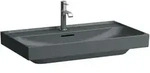 Aufsatzwaschtisch, MEDA, 460x800x160, 1 Hahnloch mit &Uuml;berlauf, wei&szlig;