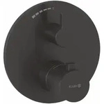 Kludi NOVA FONTE Unterputz-Brause-Thermostat-Armatur Feinbau-Set, Brushed Gunmetal,
