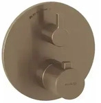 Kludi NOVA FONTE Feinbau-Set Unterputz-Brause-Thermostat-Armatur, Brushed Bronze,
