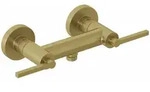 Kludi NOVA FONTE Brausearmatur PURISTIC Brushed Gold, 2-Griffarmatur DN 15,