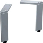 Geberit 500367001, Geberit Set F&uuml;&szlig;e hochglanz-verchromt, 15.1-15.4 cm H&ouml;he,