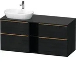 Duravit Waschtischunterschrank wandh&auml;ngend &bdquo;D-Neo&ldquo; 140 &times; 66,4 &times; 55 cm...