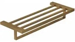 Kludi-VELA C Handtuchablage mit Badetuchhalter Brushed Bronze, Wandmontage,...