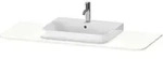 Duravit Konsole &bdquo;Happy D.2 Plus&ldquo; in Wei&szlig; Supermatt