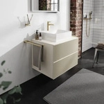 Hansgrohe 54187390, Hansgrohe Xevolos E Waschtischunterschrank Mattwei&szlig; 780/550 mm