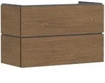 Hansgrohe Xilesa E Waschtischunterschrank 980&frasl;470 mit 2 Schubk&auml;sten, Eiche
