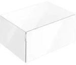 KEUCO Edition 11 Art Sideboard mit Auszug 800 x 350 x 490 Glas wei&szlig;