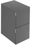 KEUCO Sideboard mit Ausz&uuml;gen &bdquo;Edition 11 Art&ldquo; Smoke (Glas, satiniert),...