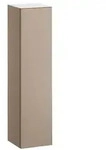 HS FOLIO 300x303x1246 1 T&uuml;r Scharn. li 4 Glasabl. Push/Pull Fossilgrau