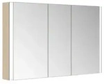 KEUCO SOMARIS Spiegelschrank Wandvorbau 3-t&uuml;rig Eiche hell