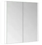 KEUCO SOMARIS Spiegelschrank Wandvorbau 2-t&uuml;rig mit Spiegelheizung, wei&szlig; matt