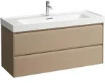 Waschtischunterbau, MEDA, 448x1182x515, mit 2 Schubladen, 1 Ordnungssystem,
