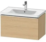 Duravit Waschtischunterschrank wandh&auml;ngend &bdquo;D-Neo&ldquo; 78,4 &times; 44 &times; 45,2 cm Eiche