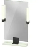 Duravit Spiegel &bdquo;Sivida&ldquo; 45 &times; 65 cm in Diamantschwarz