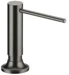 Dornbracht VAIA Spender mit Rosette Dark Platinum geb&uuml;rstet