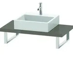 Duravit Konsole &bdquo;L-Cube&ldquo; in Flannel Grey Hochglanz