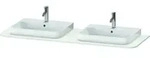 Duravit Konsole &bdquo;Happy D.2 Plus&ldquo;, links und rechts in Nordic Wei&szlig;...