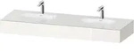 Einbauwaschtisch mit Konsole &bdquo;Qatego&ldquo; 160 &times; 55 &times; 17 cm