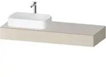 Duravit Konsole &bdquo;Qatego&ldquo; in Taupe Supermatt