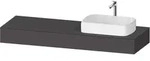 Duravit Konsole &bdquo;Qatego&ldquo; in Graphit Matt