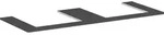 Hansgrohe Xelu Q Konsole 1360&frasl;550, geschliffen, Diamantgrau Matt