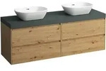 Waschtischunterbau+Waschtischplatte (MODULAR SYSTEM) LANI 495x1570x580...