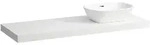 Waschtisch-Platte LANI 495x1370x65 mit Ausschnitt rechts inklusive 2