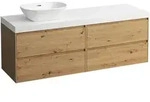 Waschtischunterbau+Waschtischplatte (MODULAR SYSTEM) LANI 495x1570x580 mit...