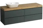 Waschtischunterbau+Waschtischplatte (MODULAR SYSTEM) LANI 495x1570x580 mit...