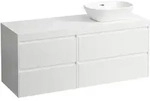 Waschtischunterbau+Waschtischplatte (MODULAR SYSTEM) LANI 495x1370x580 mit...