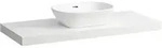Waschtisch-Platte LANI 495x1185x65 mit Ausschnitt mittig inklusive 2