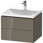 Duravit M&ouml;belset c-shaped Set wandh&auml;ngend wandh&auml;ngend &bdquo;L-Cube&ldquo; 60 &times; 48...