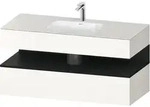 Einbauwaschtisch mit Konsolenwaschtischunterbau &bdquo;Qatego&ldquo; 120 &times; 55 &times; 60...
