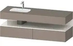 Einbauwaschtisch mit Konsolenwaschtischunterbau &bdquo;Qatego&ldquo; 160 &times; 50 &times; 60...