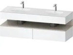 Einbauwaschtisch mit Konsolenwaschtischunterbau &bdquo;Qatego&ldquo; 160 &times; 55 &times; 60...