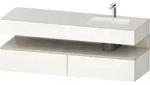 Einbauwaschtisch mit Konsolenwaschtischunterbau &bdquo;Qatego&ldquo; 160 &times; 55 &times; 60...
